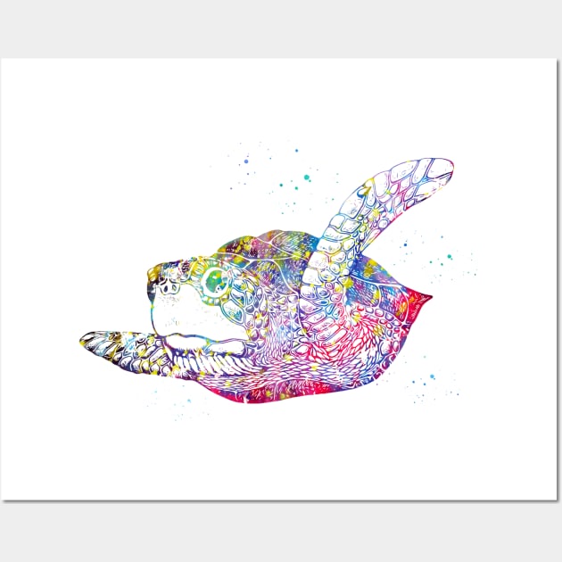 Sea turtle Wall Art by erzebeth